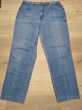 Vintage Levis Classic Straight-Leg Blue Denim Jeans Orange Tab 70s 80s